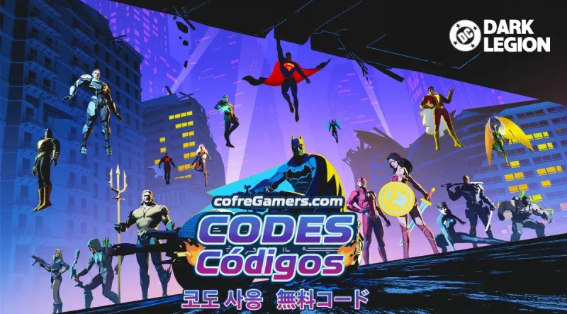 Codes actifs pour DC: Dark Legion (mis à jour + récompenses)