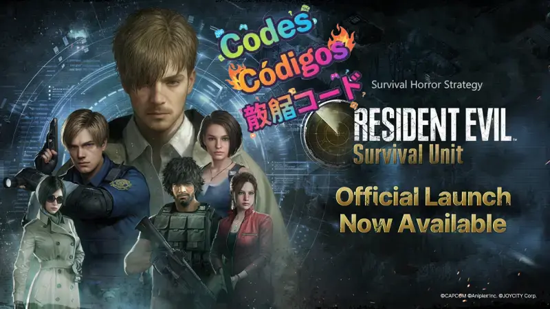 Resident Evil Survival Unit — guide des codes promo, clair et sans chichi