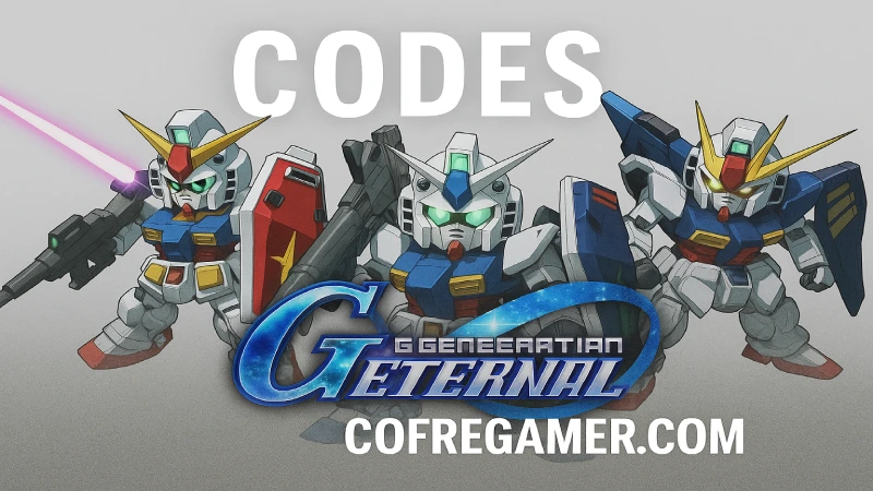 Códigos SD Gundam G Generation ETERNAL